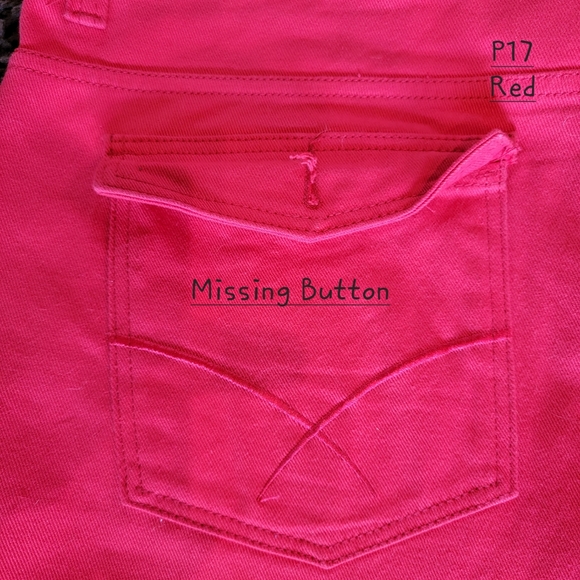 JINZU JEANS W42 L32 Red Zipper Fly - Picture 8 of 9